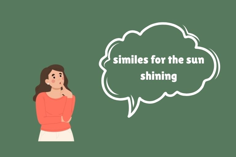 Similes for the Sun Shining